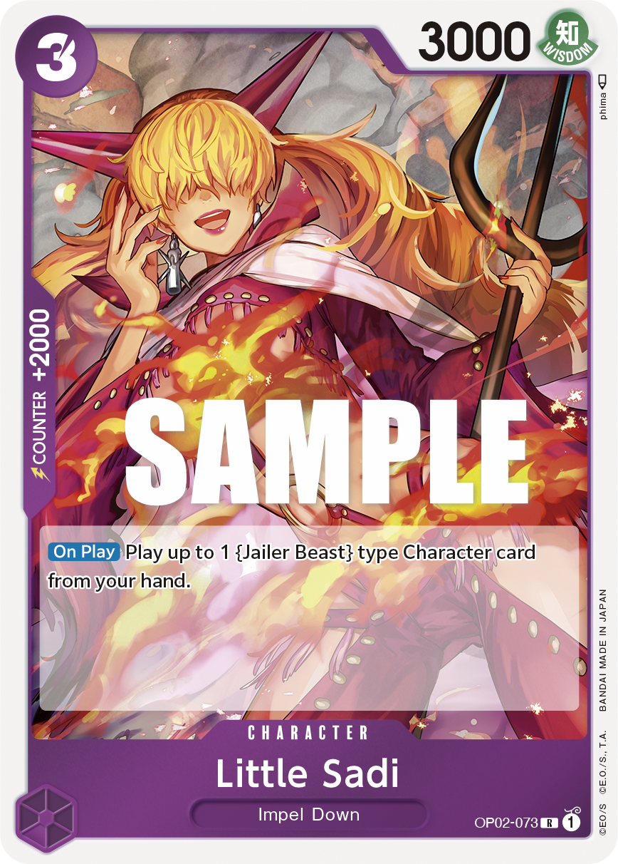 One Piece Card Game: Little Sadi - EN - OP02-073 (Paramount War, R)