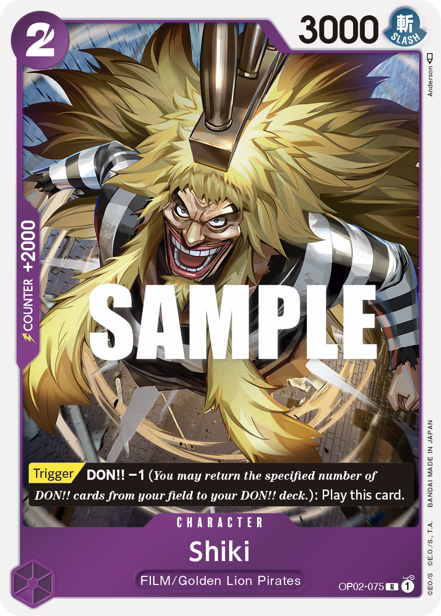 One Piece Card Game: Shiki - EN - OP02-075 (Paramount War, R)