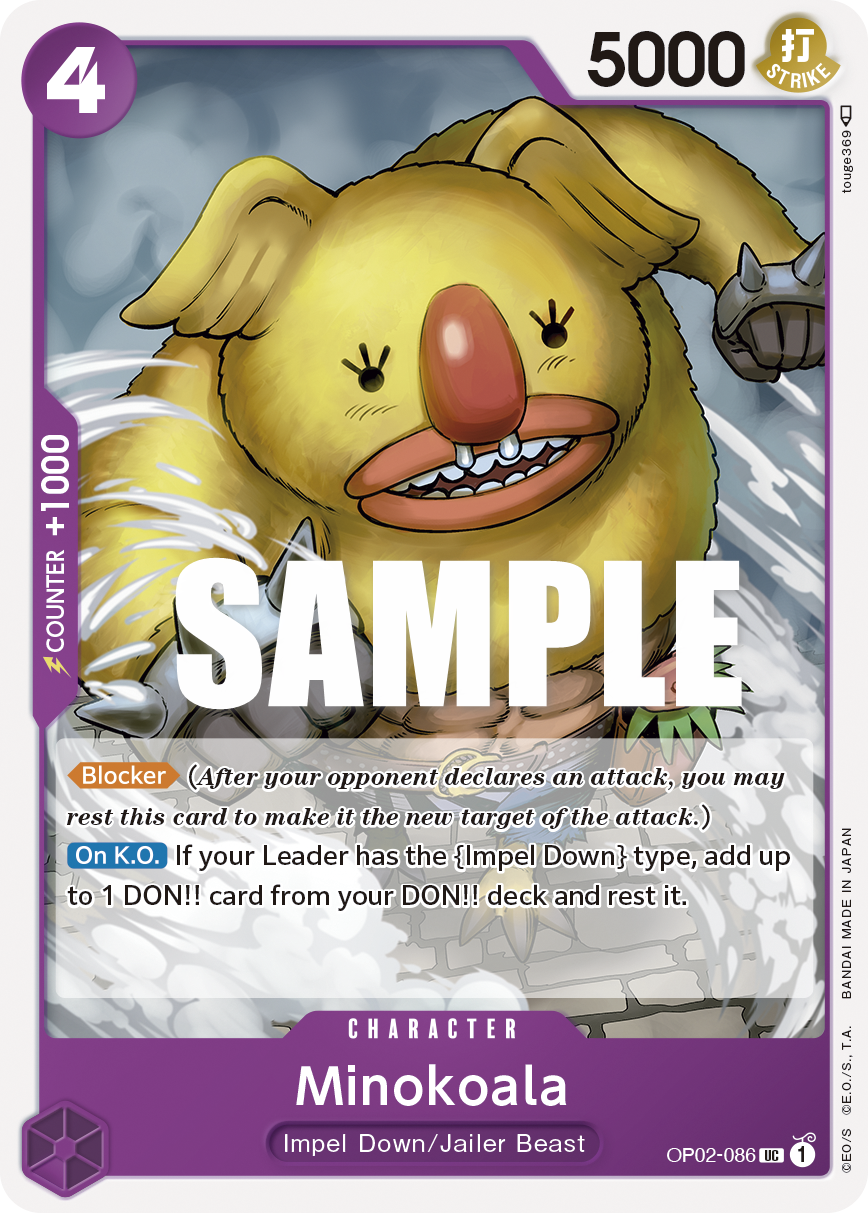 One Piece Card Game: Minokoala - EN - OP02-086 (Paramount War, UC)