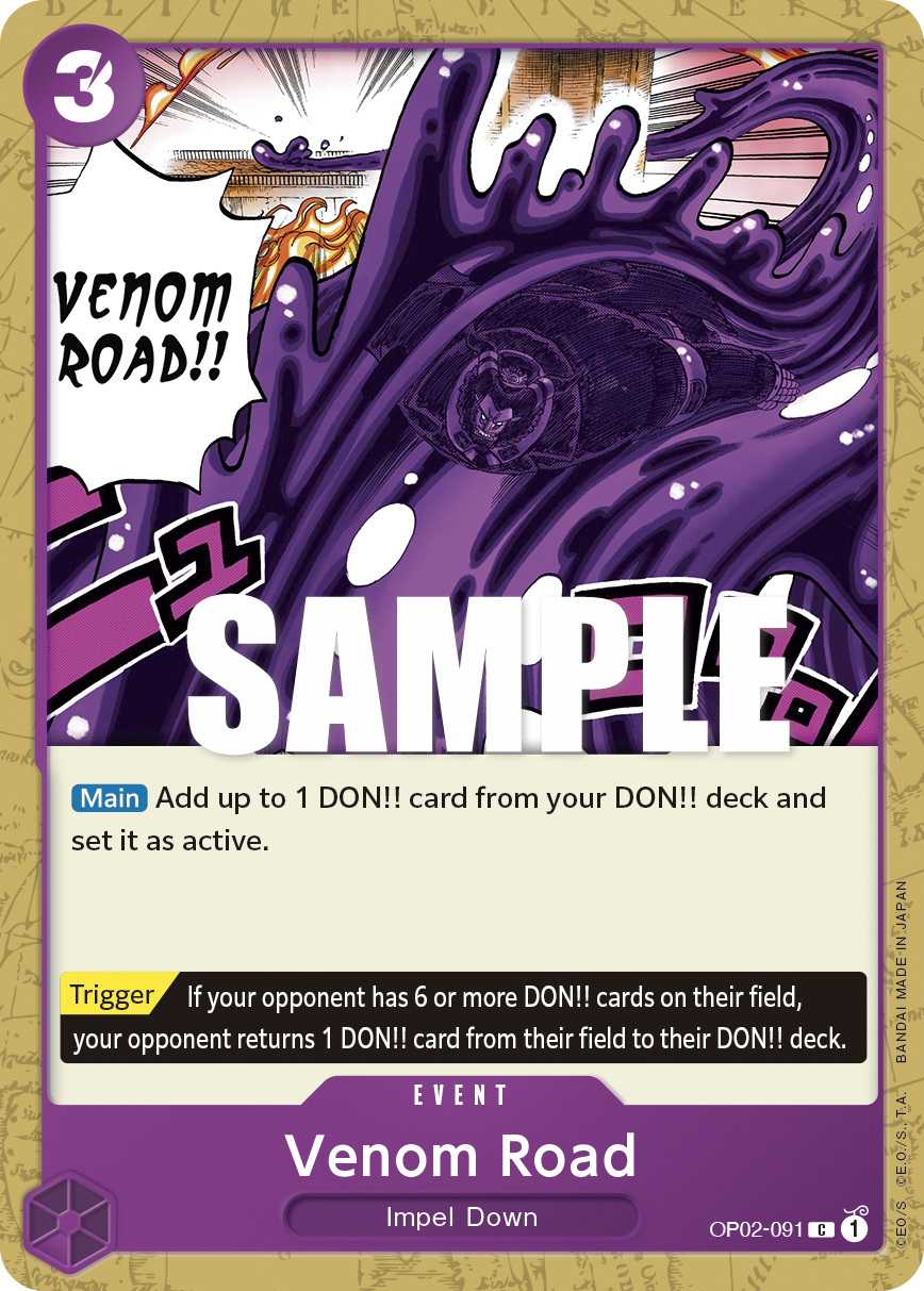 One Piece Card Game: Venom Road - EN - OP02-091 (Paramount War, C)