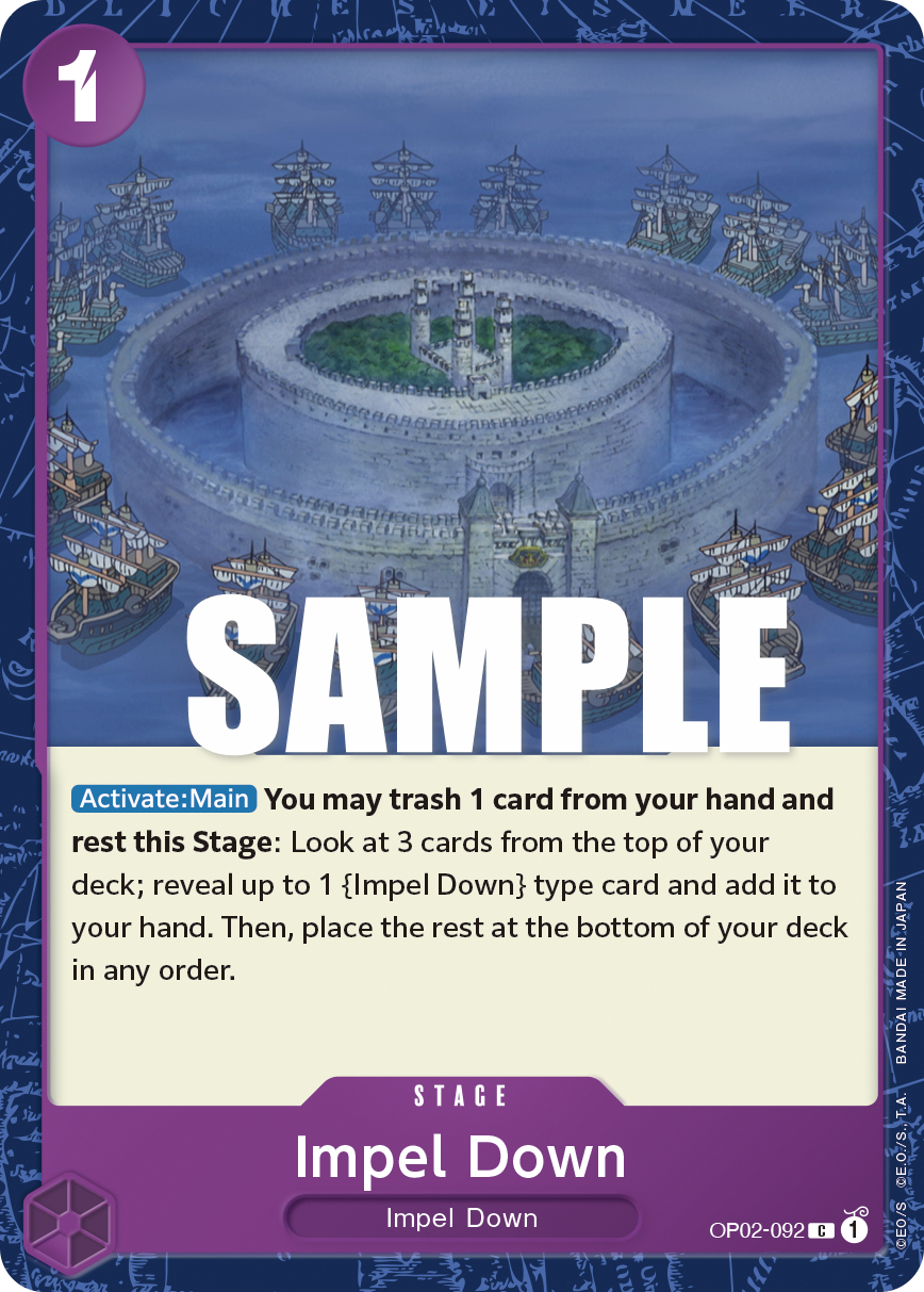 One Piece Card Game: Impel Down - EN - OP02-092 (Paramount War, C)