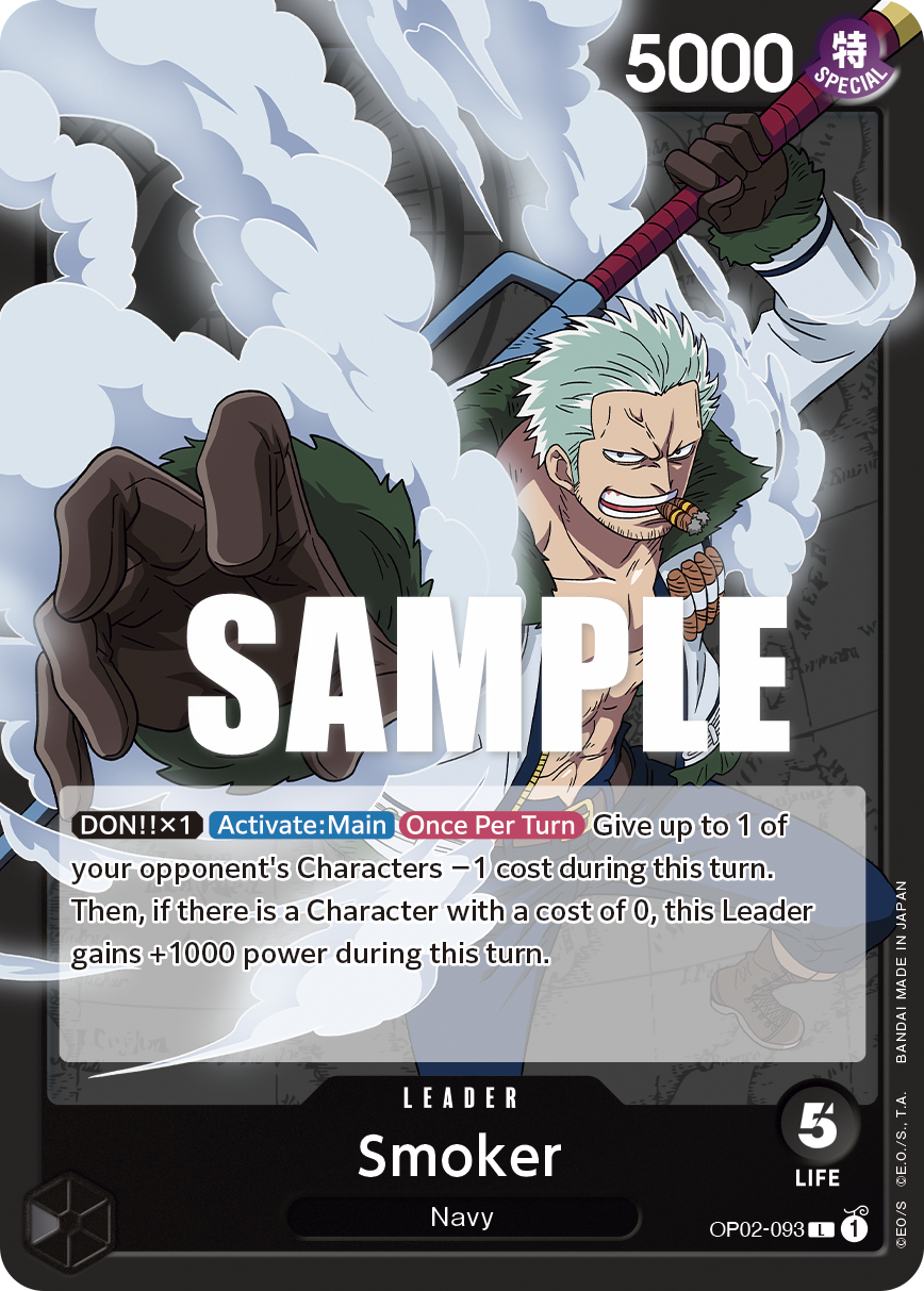 One Piece Card Game: Smoker - EN - OP02-093 (Paramount War, L)