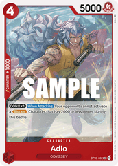 One Piece Card Game: Adio - EN - OP03-002 (Pillars of Strength, UC)
