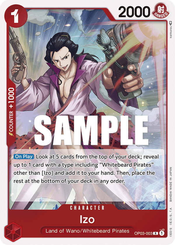 One Piece Card Game: Izo - EN - OP03-003 (Pillars of Strength, R)