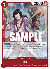 One Piece Card Game: Izo - EN - OP03-003 (Pillars of Strength, R)