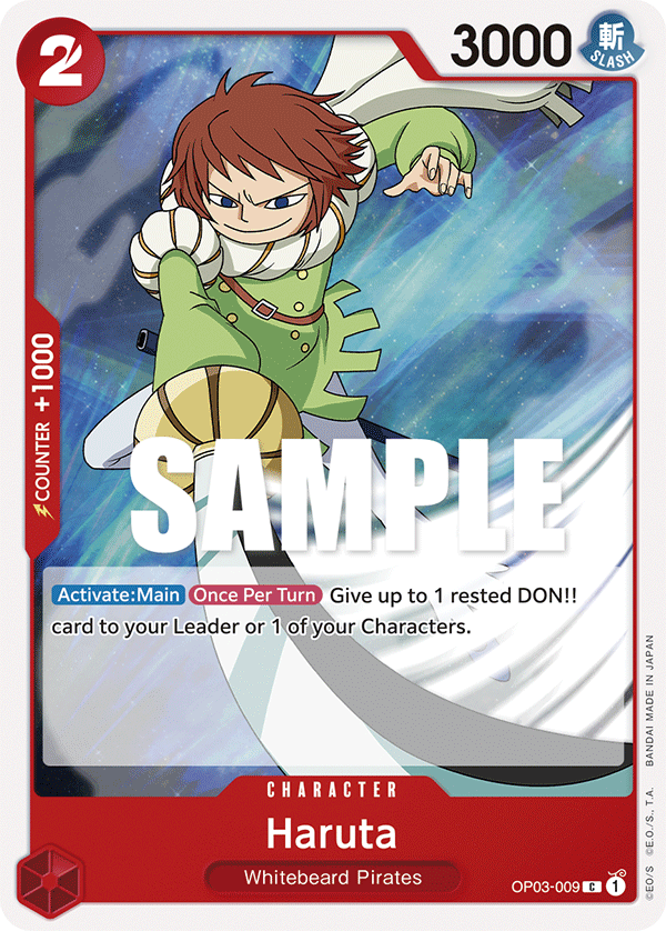 One Piece Card Game: Haruta - EN - OP03-009 (Pillars of Strength, C)