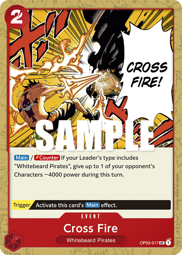 One Piece Card Game: Cross Fire - EN - OP03-017 (Pillars of Strength, UC)