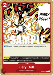 One Piece Card Game: Fiery Doll - EN - OP03-019 (Pillars of Strength, C)