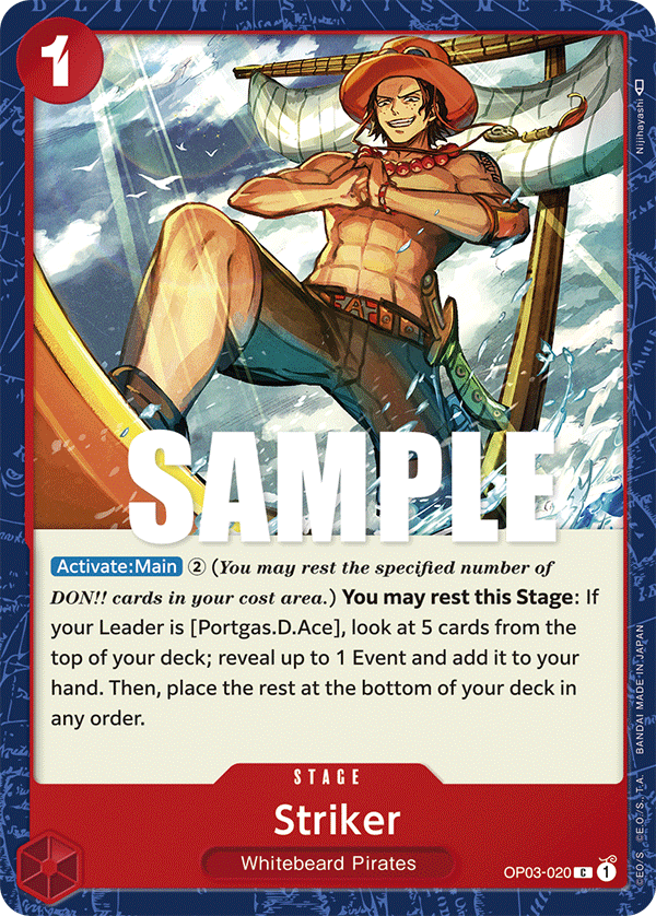 One Piece Card Game: Striker - EN - OP03-020 (Pillars of Strength, C)