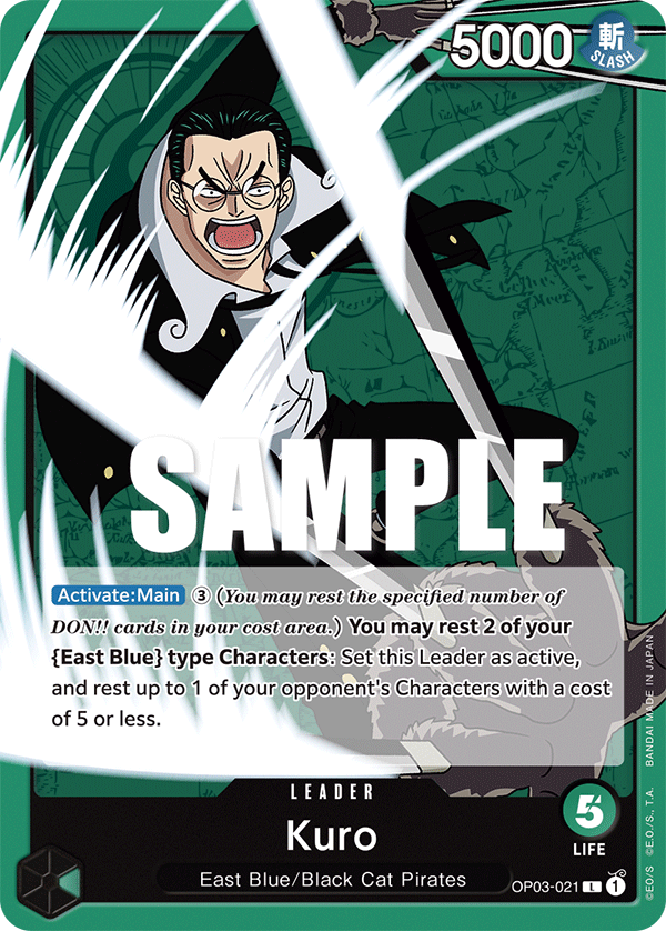One Piece Card Game: Kuro - EN - OP03-021 (Pillars of Strength, L)