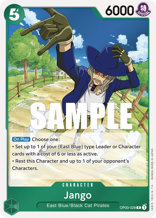 One Piece Card Game: Jango - EN - OP03-028 (Pillars of Strength, R)