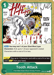 One Piece Card Game: Tooth Attack - EN - OP03-037 (Pillars of Strength, C)