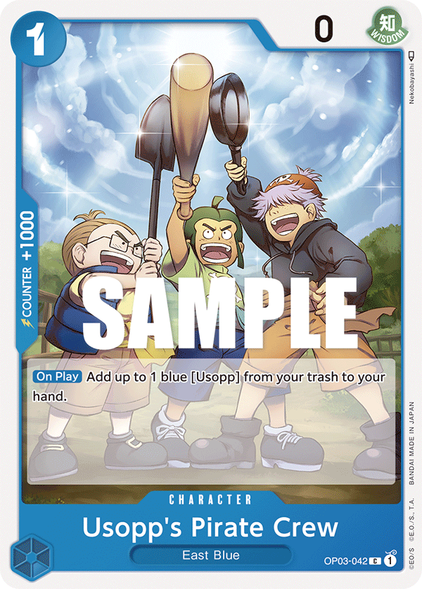 One Piece Card Game: Usopp's Pirate Crew - EN - OP03-042 (Pillars of Strength, C)