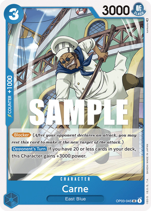One Piece Card Game: Carne - EN - OP03-045 (Pillars of Strength, UC)