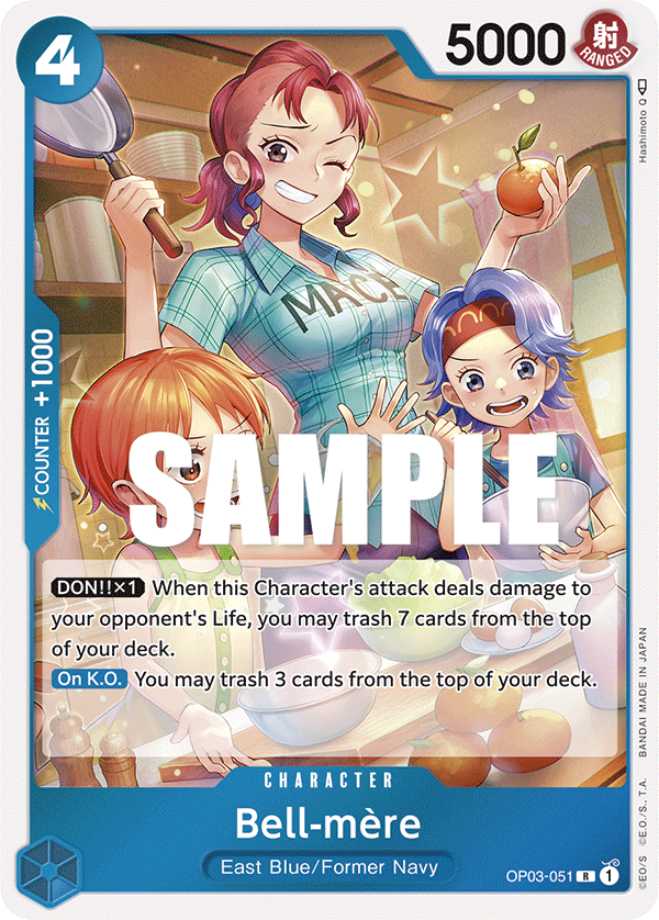 One Piece Card Game: Bell-mère - EN - OP03-051 (Pillars of Strength, R)