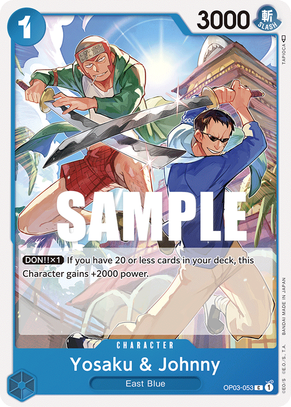 One Piece Card Game: Yosaku & Johnny - EN - OP03-053 (Pillars of Strength, C)