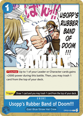 One Piece Card Game: Usopp's Rubber Band of Doom!!! - EN - OP03-054 (Pillars of Strength, C)