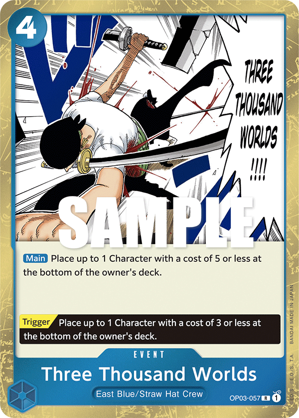 One Piece Card Game: Three Thousand Worlds - EN - OP03-057 (Pillars of Strength, R)