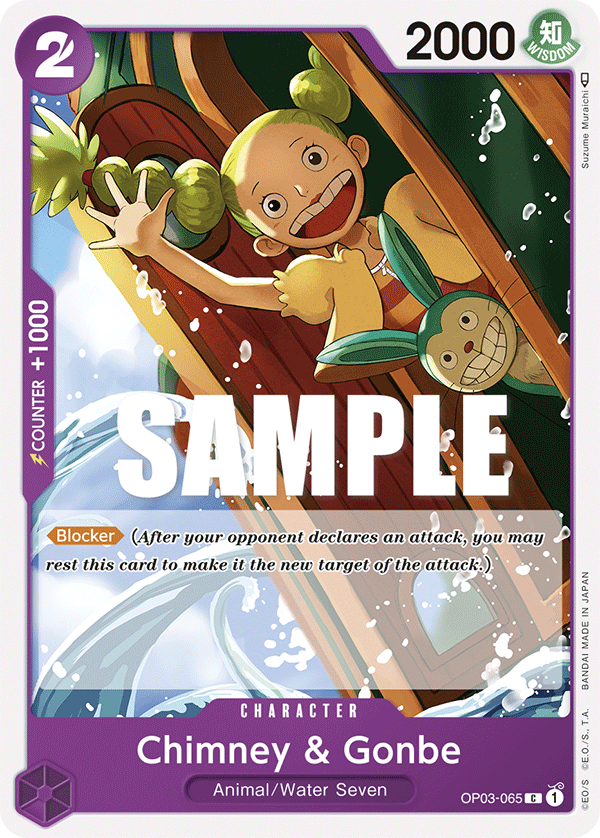 One Piece Card Game: Chimney & Gonbe - EN - OP03-065 (Pillars of Strength, C)