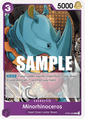 One Piece Card Game: Minorhinoceros - EN - OP03-069 (Pillars of Strength, C)