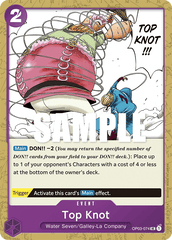 One Piece Card Game: Top Knot - EN - OP03-075 (Pillars of Strength, UC)