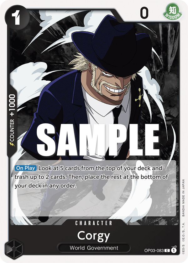 One Piece Card Game: Corgy - EN - OP03-083 (Pillars of Strength, C)