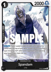 One Piece Card Game: Spandam - EN - OP03-086 (Pillars of Strength, R)
