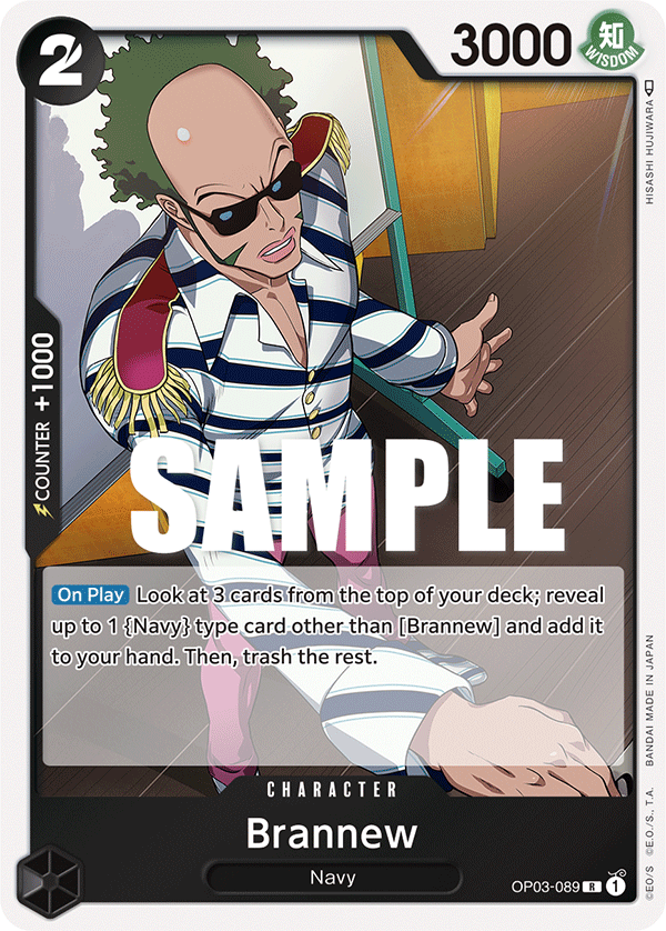 One Piece Card Game: Brannew - EN - OP03-089 (Pillars of Strength, R)