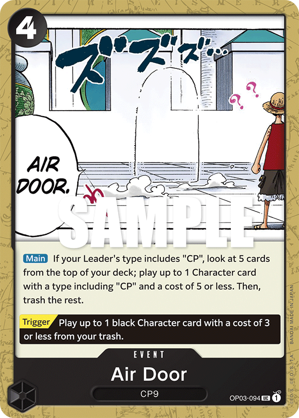 One Piece Card Game: Air Door - EN - OP03-094 (Pillars of Strength, UC)