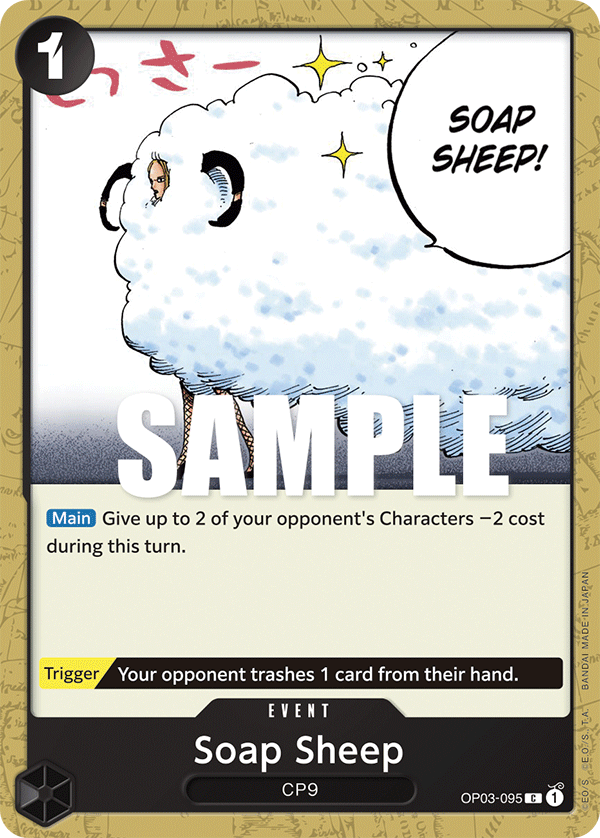 One Piece Card Game: Soap Sheep - EN - OP03-095 (Pillars of Strength, C)