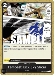 One Piece Card Game: Tempest Kick Sky Slicer - EN - OP03-096 (Pillars of Strength, UC)