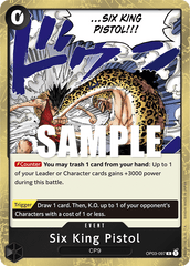 One Piece Card Game: Six King Pistol - EN - OP03-097 (Pillars of Strength, R)