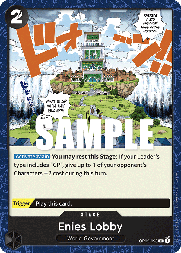 One Piece Card Game: Enies Lobby - EN - OP03-098 (Pillars of Strength, C)