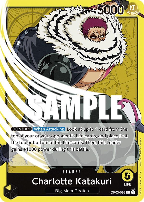 One Piece Card Game: Charlotte Katakuri - EN - OP03-099 (Pillars of Strength, L)
