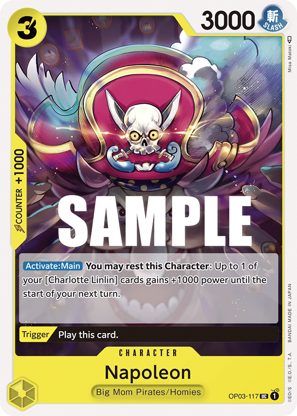 One Piece Card Game: Napoleon - EN - OP03-117 (Pillars of Strength, UC)