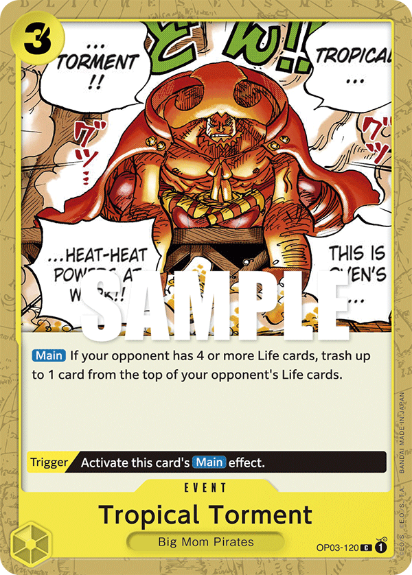 One Piece Card Game: Tropical Torment - EN - OP03-120 (Pillars of Strength, C)