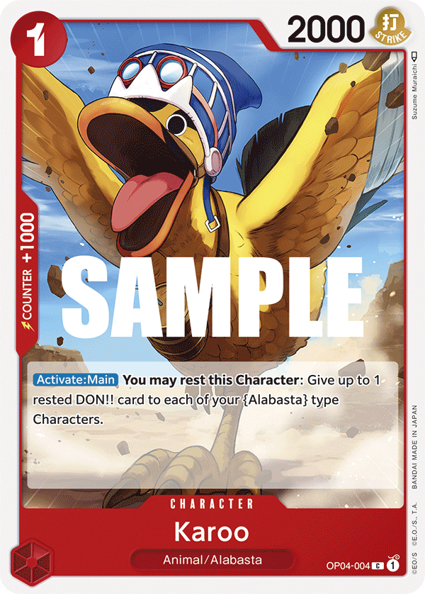 One Piece Card Game: Karoo - EN - OP04-004 (Kingdoms of Intrigue, C)