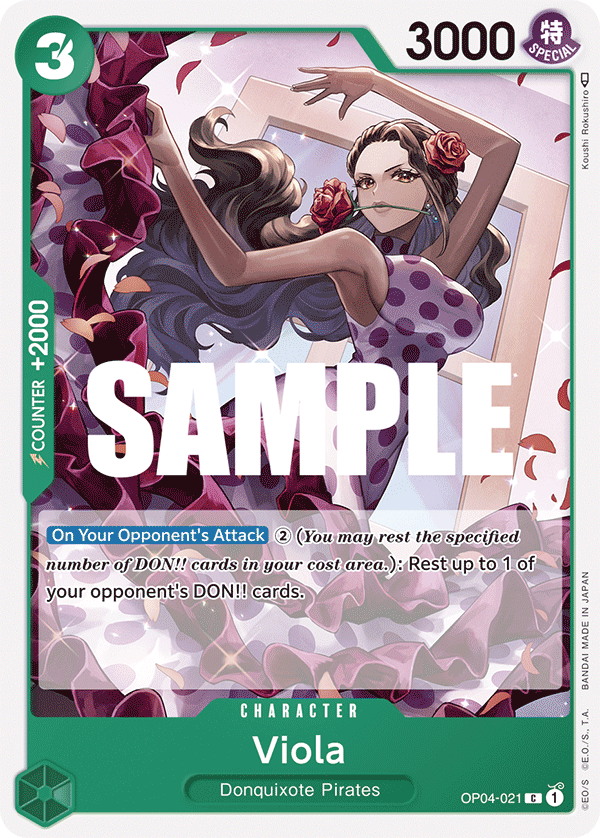 One Piece Card Game: Viola - EN - OP04-021 (Kingdoms of Intrigue, C)