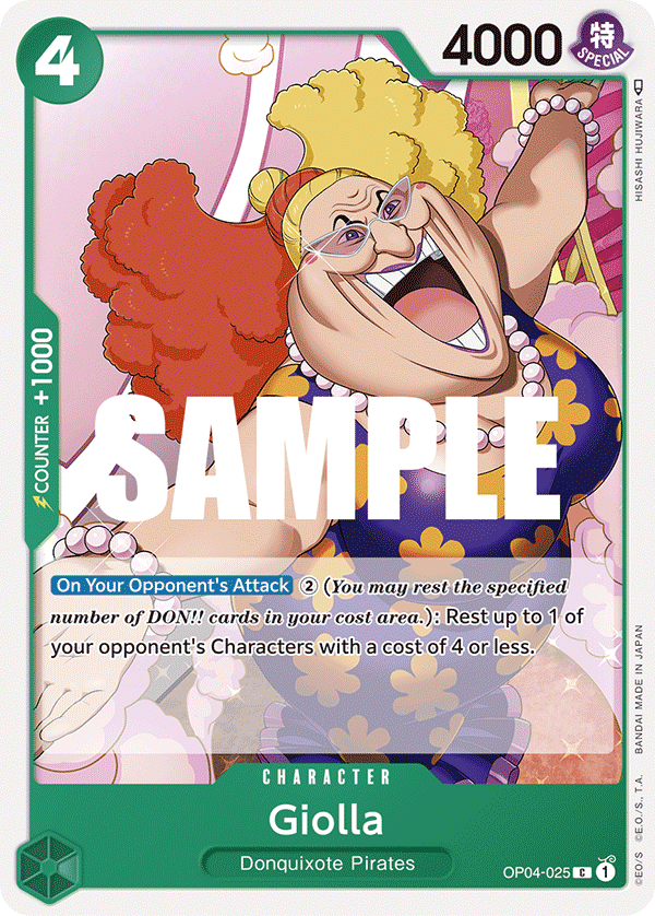 One Piece Card Game: Giolla - EN - OP04-025 (Kingdoms of Intrigue, C)