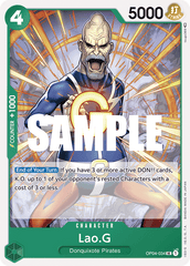 One Piece Card Game: Lao.G - EN - OP04-034 (Kingdoms of Intrigue, UC)