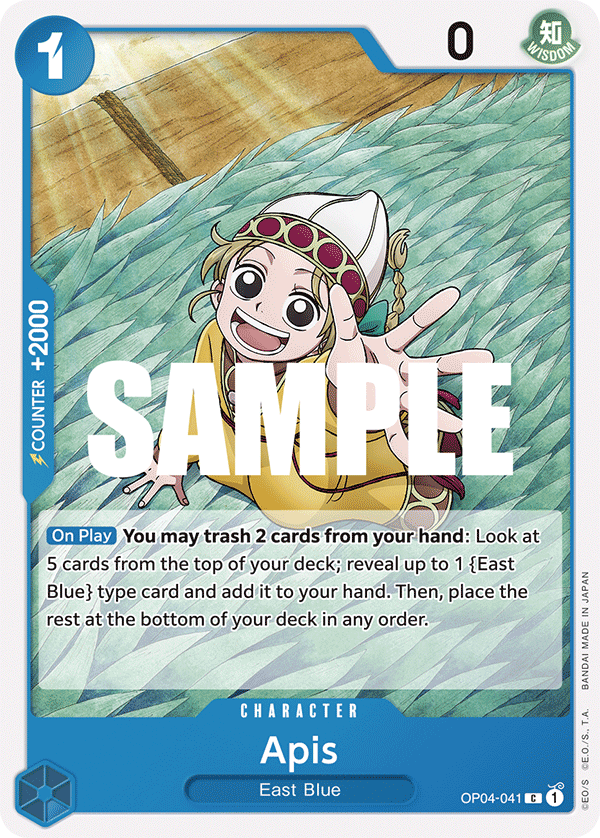 One Piece Card Game: Apis - EN - OP04-041 (Kingdoms of Intrigue, C)