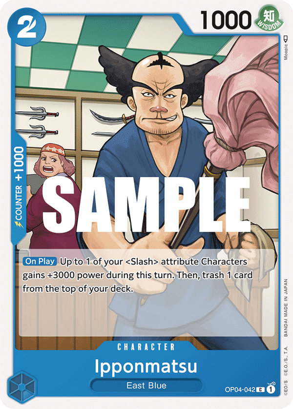 One Piece Card Game: Ipponmatsu - EN - OP04-042 (Kingdoms of Intrigue, C)