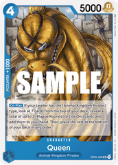 One Piece Card Game: Queen - EN - OP04-046 (Kingdoms of Intrigue, UC)