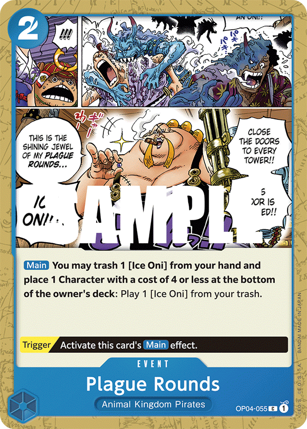 One Piece Card Game: Plague Rounds - EN - OP04-055 (Kingdoms of Intrigue, C)