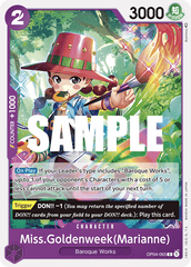 One Piece Card Game: Miss.Goldenweek(Marianne) - EN - OP04-065 (Kingdoms of Intrigue, C)