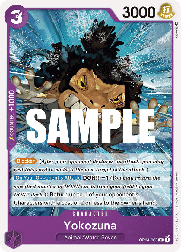 One Piece Card Game: Yokozuna - EN - OP04-068 (Kingdoms of Intrigue, C)