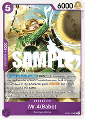 One Piece Card Game: Mr.4(Babe) - EN - OP04-071 (Kingdoms of Intrigue, UC)