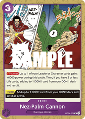 One Piece Card Game: Nez-Palm Cannon - EN - OP04-075 (Kingdoms of Intrigue, UC)