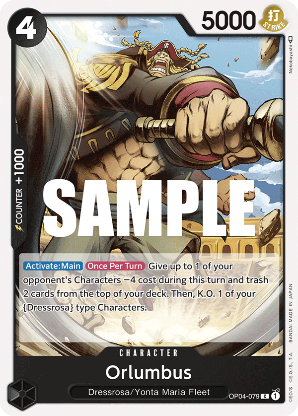 One Piece Card Game: Orlumbus - EN - OP04-079 (Kingdoms of Intrigue, C)