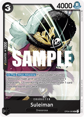 One Piece Card Game: Suleiman - EN - OP04-085 (Kingdoms of Intrigue, UC)